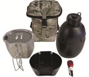 BCB Crusader 6 Piece Cooking System (Stainless Steel and PTFE Coated) (Stainless Steel and PTFE Coated)