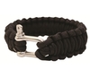 BCB Paracord Bracelets with Metal Closure (Black) (Black)