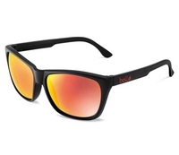 Bolle Damone Sunglasses (Polarized TNS Fire Lens Mat Black Frame) (Polarized TNS Fire Lens Mat Black Frame)