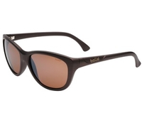 Bolle Greta Sunglasses (Matt Chocolate Frame Polarized Sandstone Gun Oleo AR Lens) (Bolle Greta Sunglasses (Matt Chocolate Frame Polarized Sandstone Gun Oleo AR Lens))