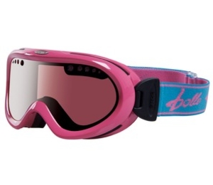 Bolle Nebula Ski Goggles (Vermillon Gun Lens Shiny Pink Frame) (Shiny Pink Frame)