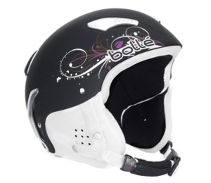Bolle Nirvana Ski Helmet (Soft Black Flower Large 60cm) (Soft Black Flower (LARGE 60cm))