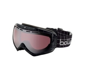 Bolle Quasar OTG Ski Goggles (Vermillon Gun Lens Black Squares Frame) (Black Squares Frame)