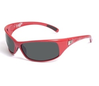 (?)Bolle Recoil Sunglasses (Smoke Lens White/Red Grafitti Frame) (White/Red Grafitti)