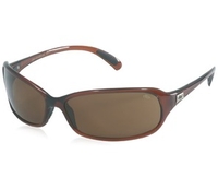 Bolle Serpent Sunglasses (TLB Dark Brown Lens Crystal Cognac Frame) (Crystal Cognac Frame)