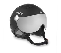 Bolle Slide with Visor Helmet (Soft Black Grey Flash Lens Small 56cm) (SMALL 56cm)