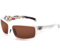 (?)Bolle Tetra Sunglasses (Polarized A-14 Lens White Blocks Frame) (White Blocks)