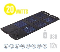 Brunton Explorer 20 Folding Solar Panel Charger (12V and USB) (Brunton Explorer 20 Folding Solar Panel Charger (12V and USB))