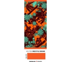 Buff Polar Reversible Freestyle Brown/Emerglow Headwear (Freestyle Brown)