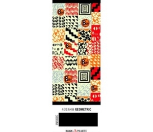 Buff Polar Reversible Geometric/Black Headwear (Geometric Black)