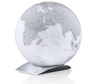 Capital-Q Globe (White)