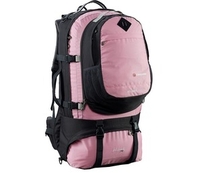 Caribee Jet Pack 75L Travel Pack (Pink/Charcoal) (Pink/Charcoal)