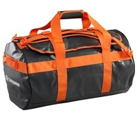 Caribee Kokoda 65L Weatherproof Duffel Bag (Charcoal/Orange) (Charcoal/Orange)