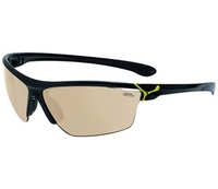 Cebe Cinetik Medium Sunglasses (Shiny Black/Yellow Frame Vario Perfo+Clear Lens) (Cebe Cinetik Medium Sunglasses (Shiny Black/Yellow Frame Vario Perfo+Clear Lens))