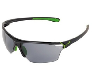 Cebe Cinetik Sunglasses (Shiny Black/Green with three 1500 Lenses) (black)