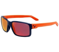 Cebe Dude Sunglasses (Shiny Blue/Orange Frame 1500 Grey FM Orange Lens) (Cebe Dude Sunglasses (Shiny Blue/Orange Frame 1500 Grey FM Orange Lens))