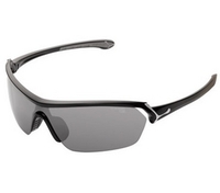 Cebe Eyemax Sunglasses (Shiny Black with 1500 Grey Lens inc Silver Flash) (black)