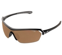 Cebe Eyemax Sunglasses (Shiny Black with Variochrome Brown Lens) (black)