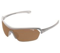 (?)Cebe Eyemax Sunglasses (Shiny Metallic Grey with Variochrom Brown Lens) (grey)
