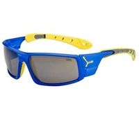Cebe Ice 8000 Sunglasses (Variochrom Peak Lens Electric Blue/Yellow Frame) (Variochrom Peak Lens Electric Blue/Yellow Frame)