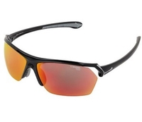Cebe Wild Small Sunglasses (Shiny Black with 1500 Grey/Yellow/Clear Lens) (black)