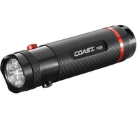 Coast 3xAAA 125 Lumens Max Beam White Flood/Red Spot LED Colour Torch (Gift Box)