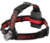 Coast 3xAAA 144 Lumens Max Beam White Flood/Red Spot Head Torch (Try Me/Clam Pack)