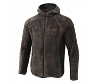 Craghoppers Bear Grylls Basecamp Hooded Fleece Black Pepper/Black (XX Large 46 inch) (Double Extra Large (46"))