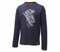 Craghoppers Bear Grylls Kids Long Sleeved Graphic T-Shirt (French Navy Size 5-6 yrs) (French Navy Size 5-6 yrs)