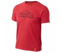 Craghoppers Bear Grylls Kids Mountain T-Shirt (Bear Red Size 5-6 yrs) (5-6 yrs)