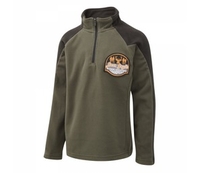 Craghoppers Bear Grylls Kids Originals Microfleece (Dark Khaki/Black Size 11-12 yrs) (Dark Khaki/Black Size 11-12 yrs)