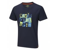 (!)Craghoppers Bear Grylls Never Give Up T Shirt French Navy (Large 42in) (Large 42in)