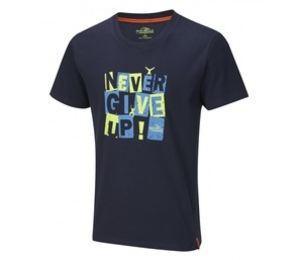 (!)Craghoppers Bear Grylls Never Give Up T Shirt French Navy (XX Large 46in) (XX Large 46in)
