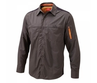 Craghoppers Bear Grylls Trek Long-Sleeved Shirt Black Pepper (Small 38in) (Small (38in))
