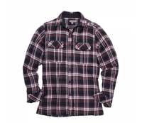 Craghoppers Jakobe Check Long-Sleeved Shirt Dark Navy (X Large 44 inch) (Extra Large (44"))