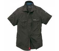 Craghoppers NosiLife Short-Sleeved Shirt Dark Bark (Medium 40in) (Medium (40in))