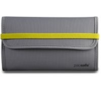 (DISC)Pacsafe RFIDtec 250 RFID Blocking Passport Wallet (Cool Steel)