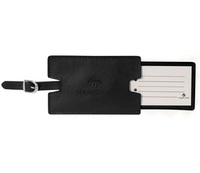 Eagle Creek Leather Luggage Tag (Black) (Black)