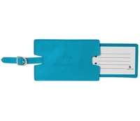 Eagle Creek Leather Luggage Tag (Ocean Blue) (Ocean Blue)