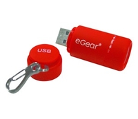 (?)eGEAR Jolt Rechargeable USB Mini Light (Red) (Red)