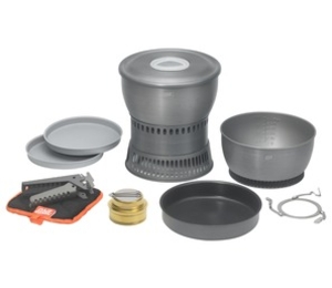 Esbit Hard Anodised Aluminium Cookset with Alcohol Burner (Esbit Hard Anodised Aluminium Cookset with Alcohol Burner)