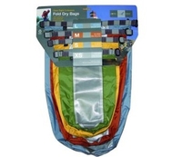 Exped Clear Sight Fold Dry Bags 4 Pack Set (Size XS S M L) (Size XS S M L)