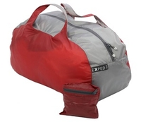 Exped Stowaway 50L Duffle Tote Bag (Ruby Red/Granite Grey) (Ruby Red/Granite Grey)