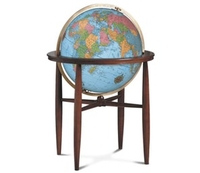 Finley Globe (Blue Colouring) (Blue)