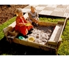Garden Games Wooden Square Sandpit (1.2m Diameter)