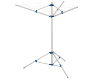 Gelert Aluminium 3 Arm Airer (H145 x L130 x W130cm) (H145 x L130 x W130cm)