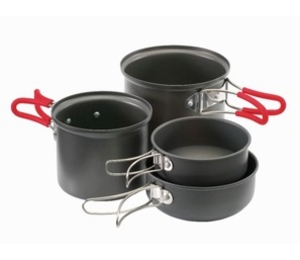 Gelert Ascent II - Alum Cookset (Graphite) (Graphite)