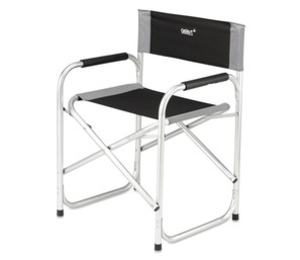 Gelert Edale Aluminium Executive Chair (Black/Grey) (Aluminium Black Grey)