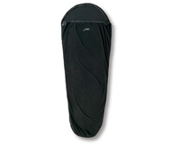 Gelert Fleece Mummy Sleeping Bag Liner (Black) (Black)