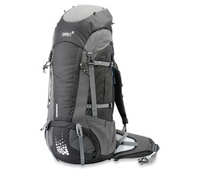 Gelert Phoenix 65+10 Litre Rucksack (Black/Rapid Blue) (Rapid Blue)